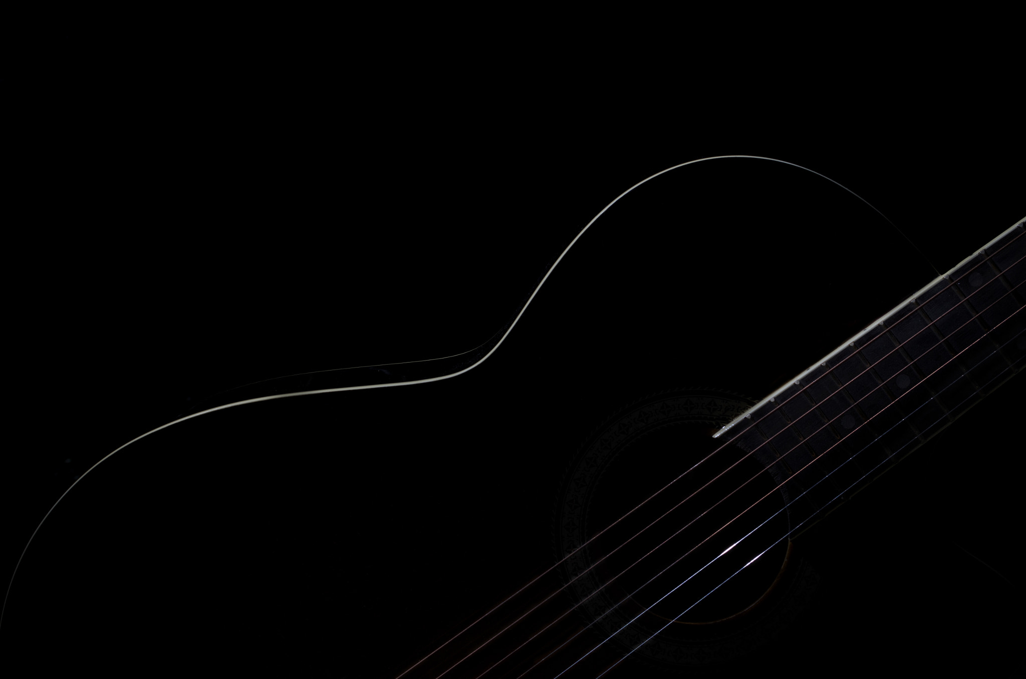 Be Gentle with her curve, The Guitar!