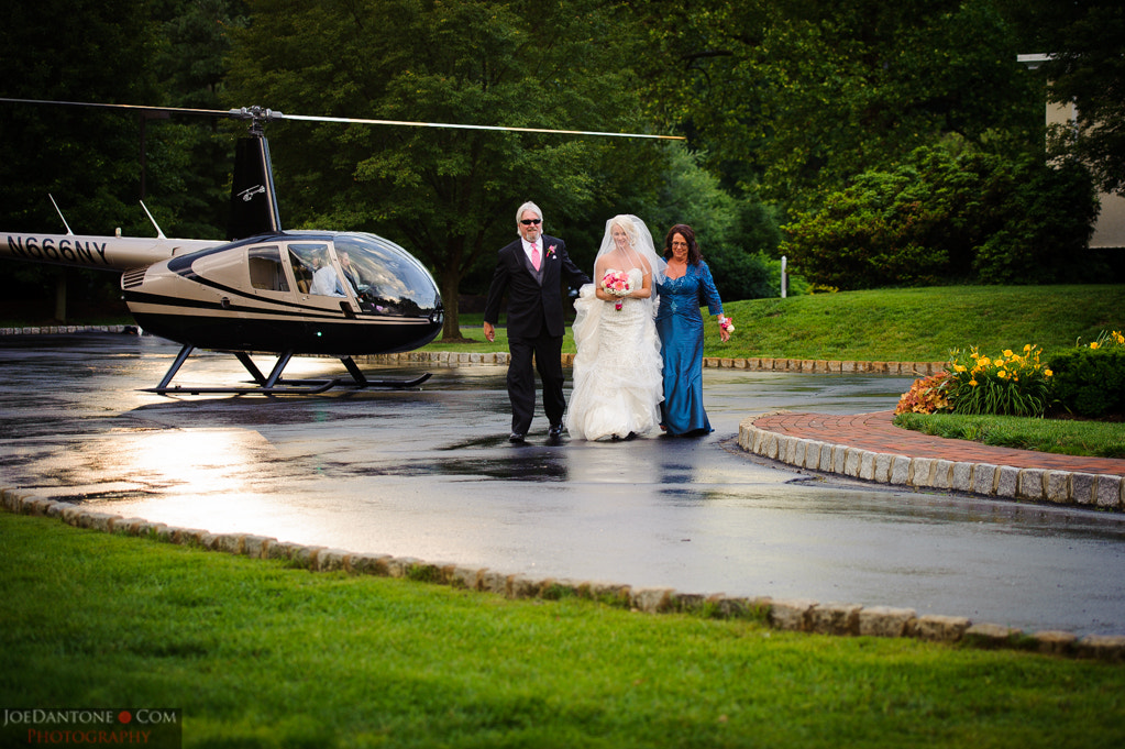 Bride Helicopter