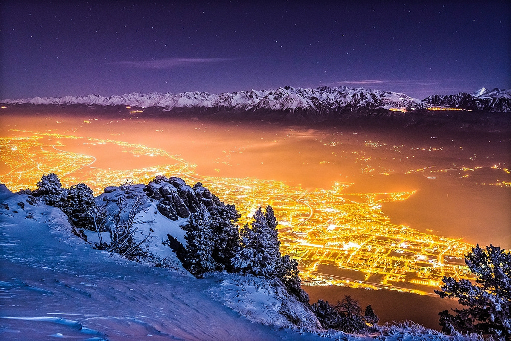 Winter Night On Grenoble By Joris Kiredjian 500px