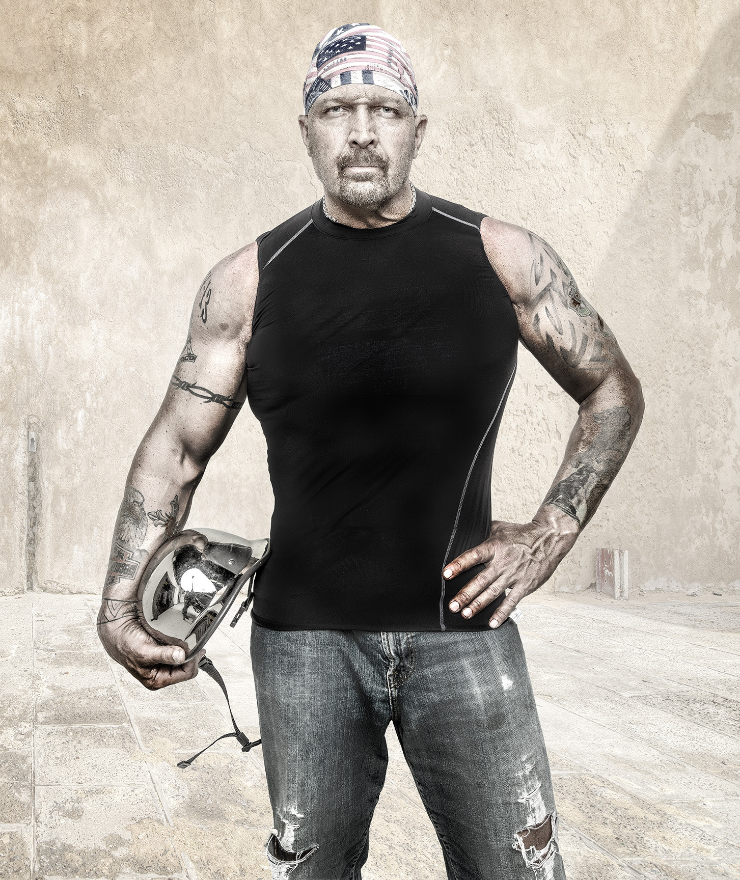 Tony Mandarich HDR Portrait by Joel Grimes by Tony Mandarich Photo