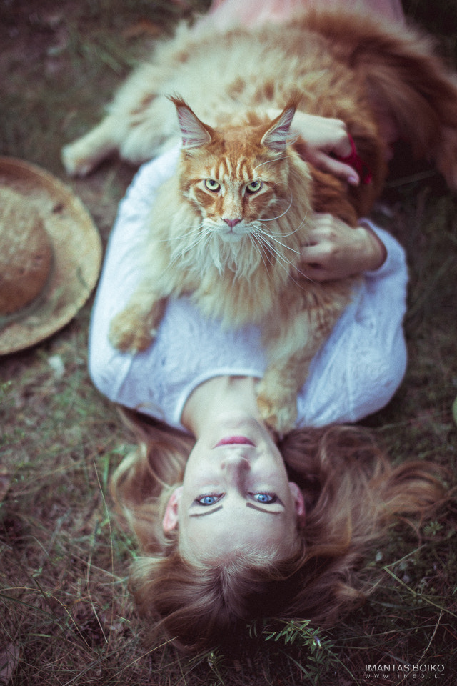 Cat&girl by Imantas Boiko on 500px.com