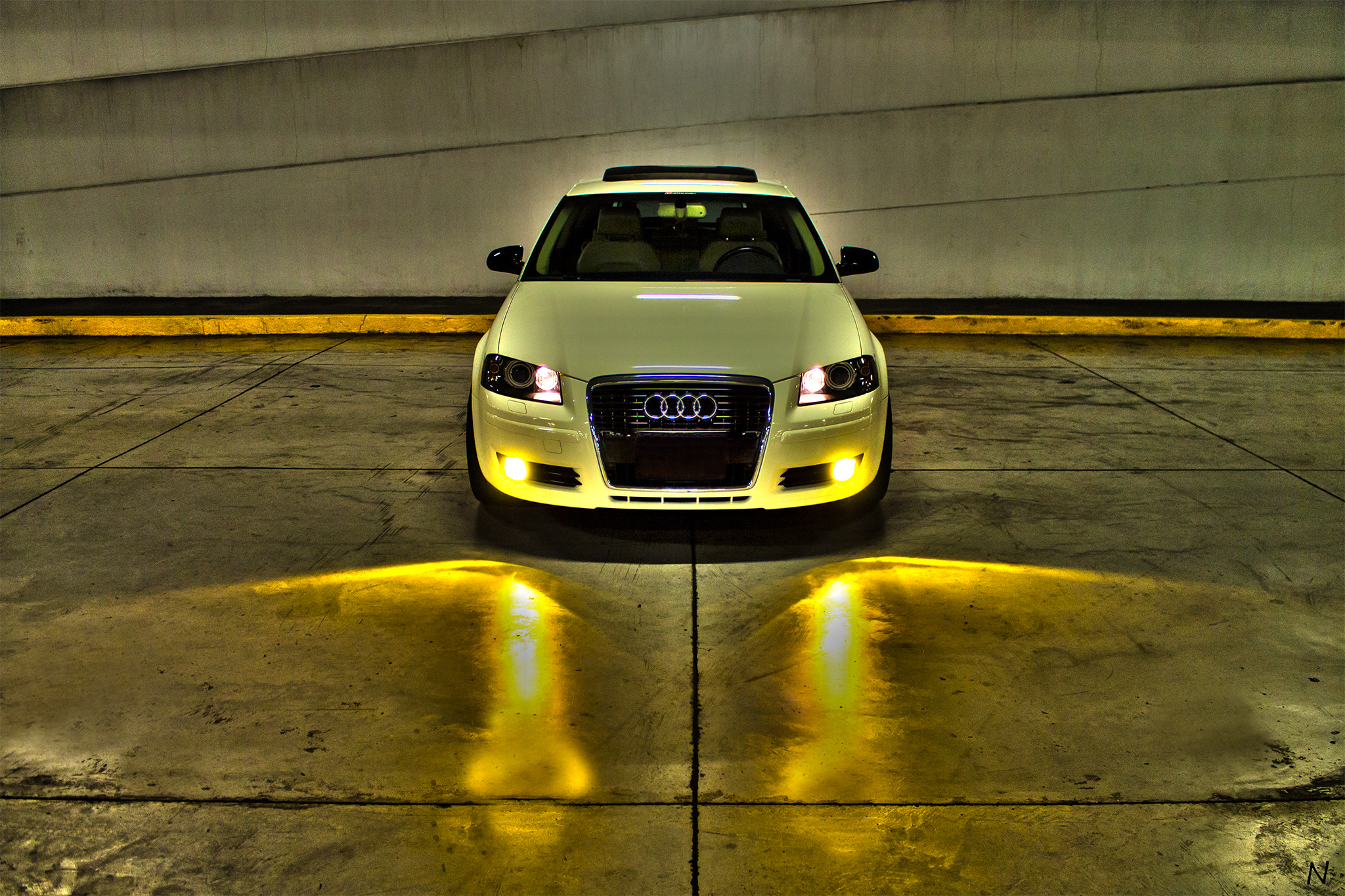 Audi a3 yellow