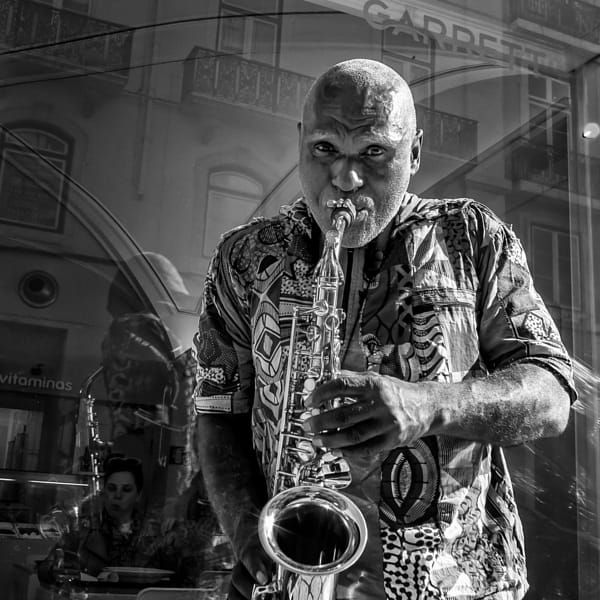 sax player by Daniel Antunes on 500px.com