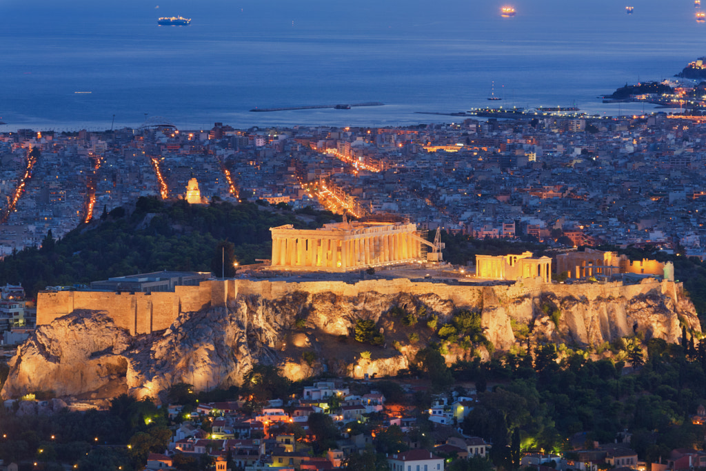 The Athens Acropolis by Vasilis Tsikkinis on 500px.com
