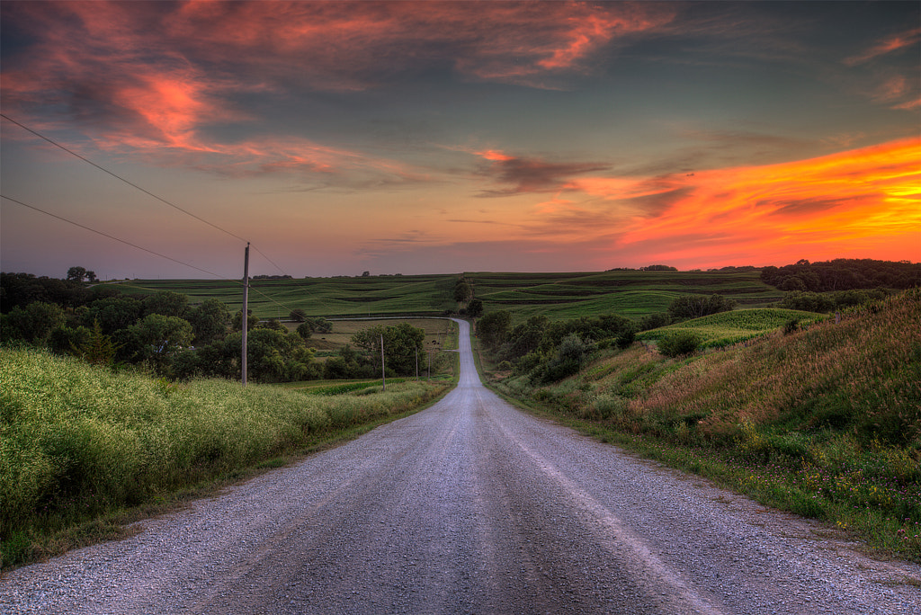 Sunset somewhere in Iowa by Vath. Sok on 500px.com