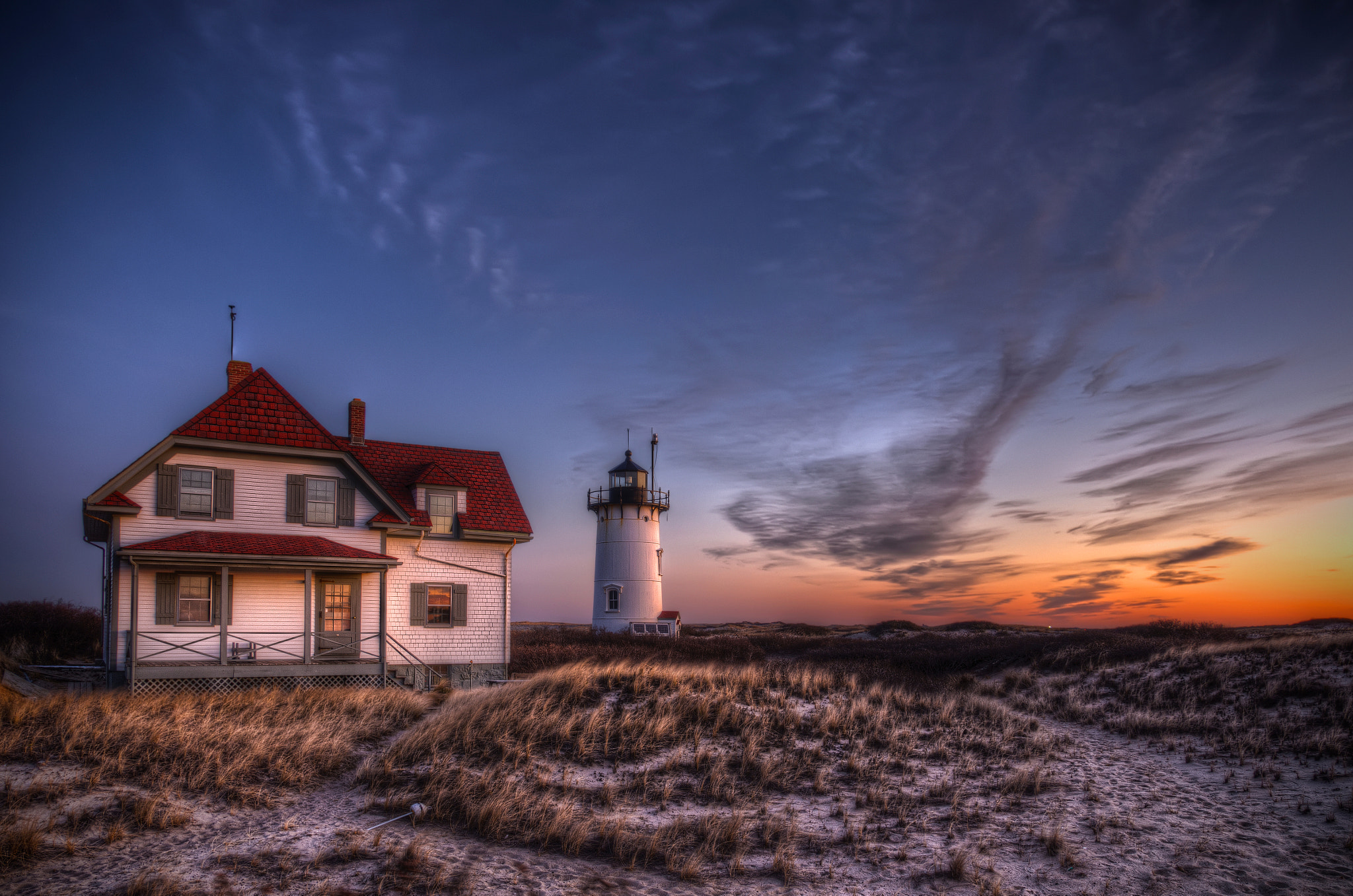 Sunrise at Race Point Lighthouse