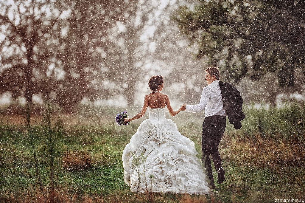Wedding in the rain by Ivan Zamanuhin on 500px.com