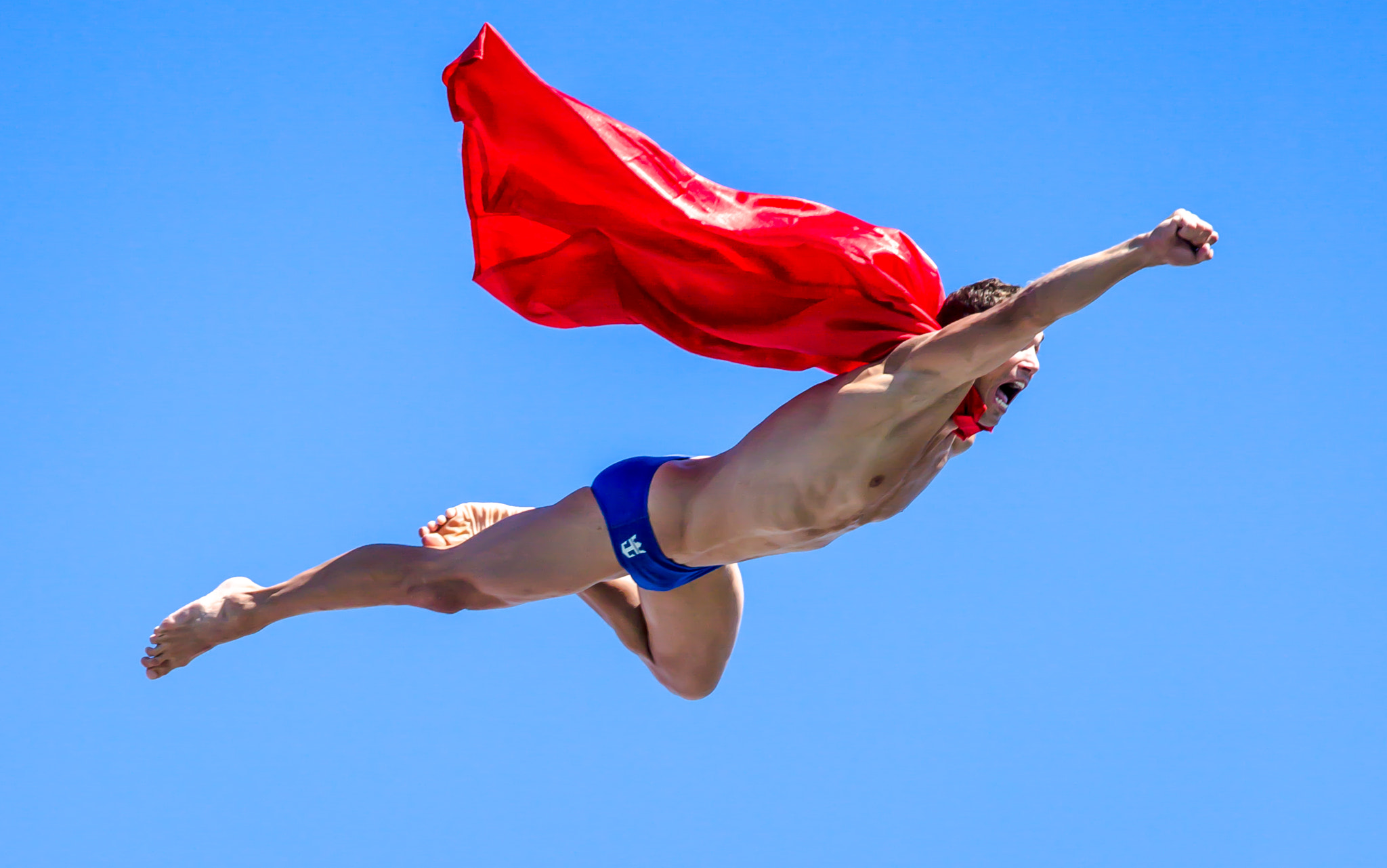 Superman flying over Barcelona BCN2013 by Pilar Silvestre *Moneypenny ...