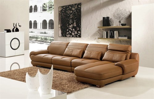 Ephesus Modern Leather Sectional