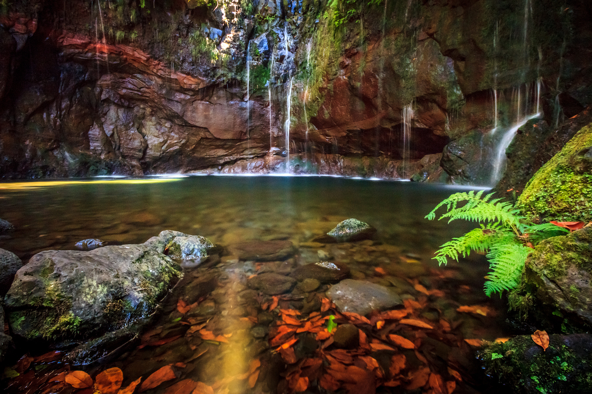 25 Fontes Waterfall in Rabacal