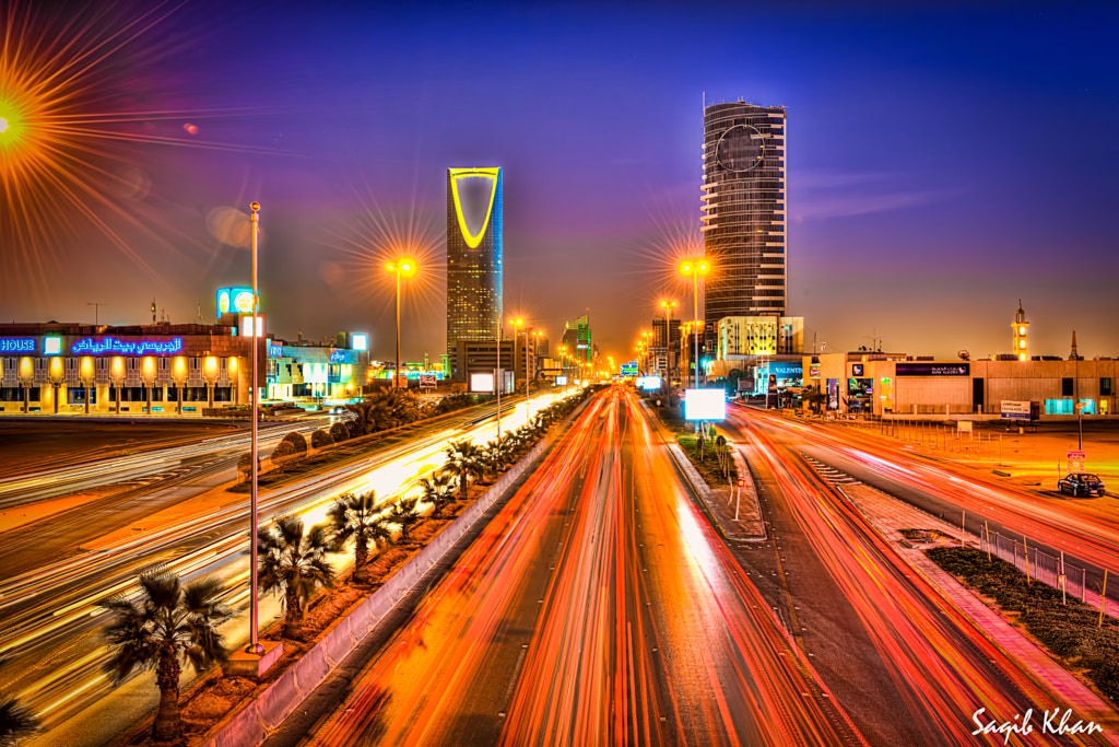 King Fahd Road, Riyadh by Saqib Khan / 500px