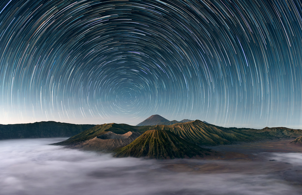 Mt Bromo Under The Stars by Elia Locardi on 500px.com