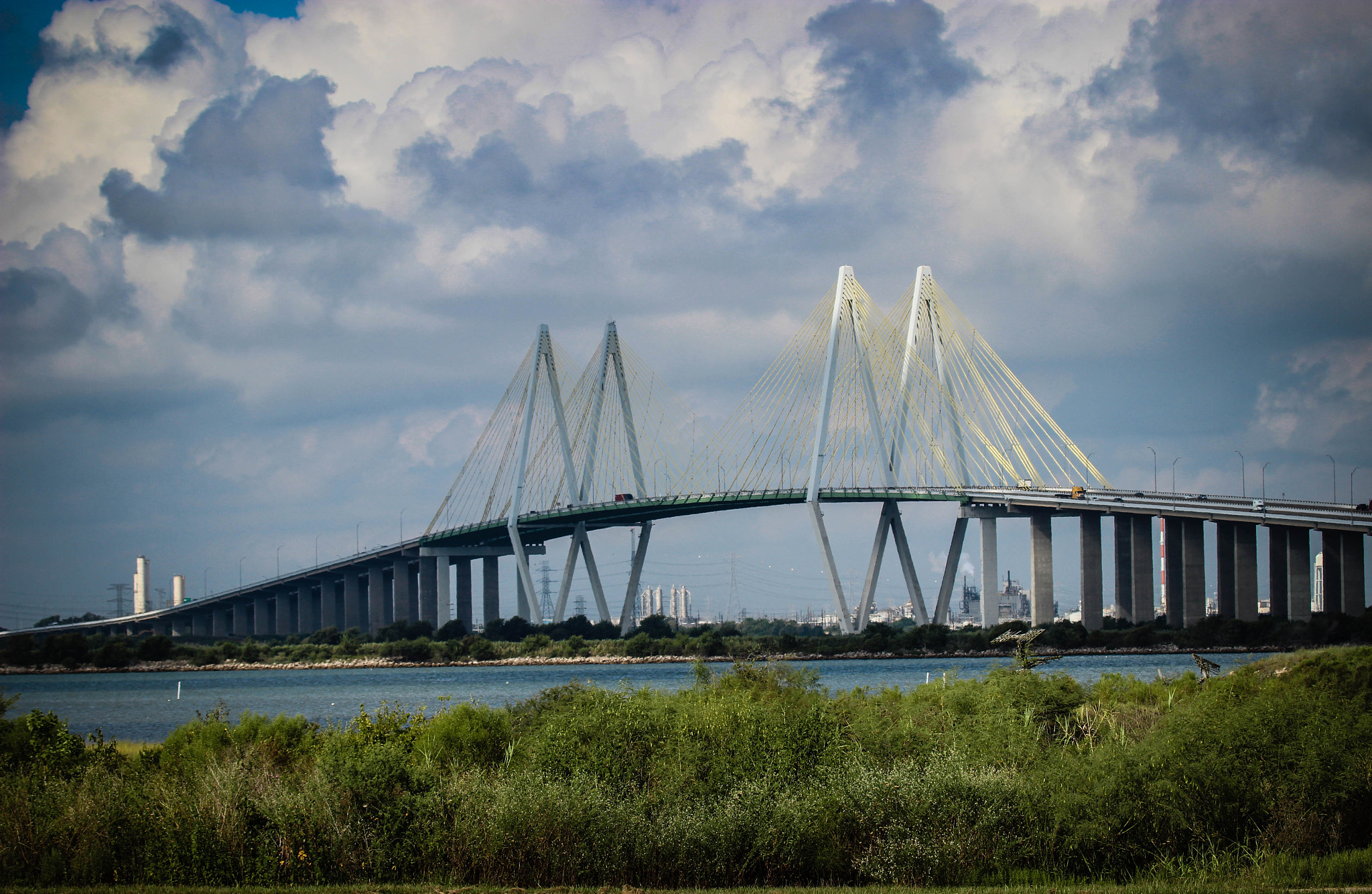 Fred Hartman Bridge by Michelle Photo 47435924 / 500px