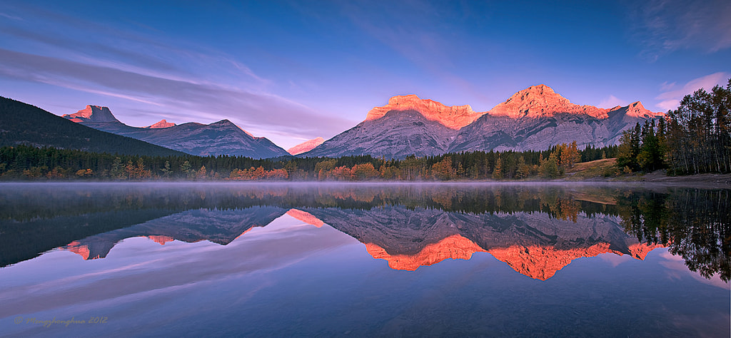 Wedge Pond Sunrise by Mei Xu on 500px.com