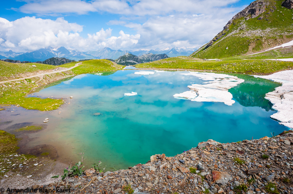 Le lac turquoise