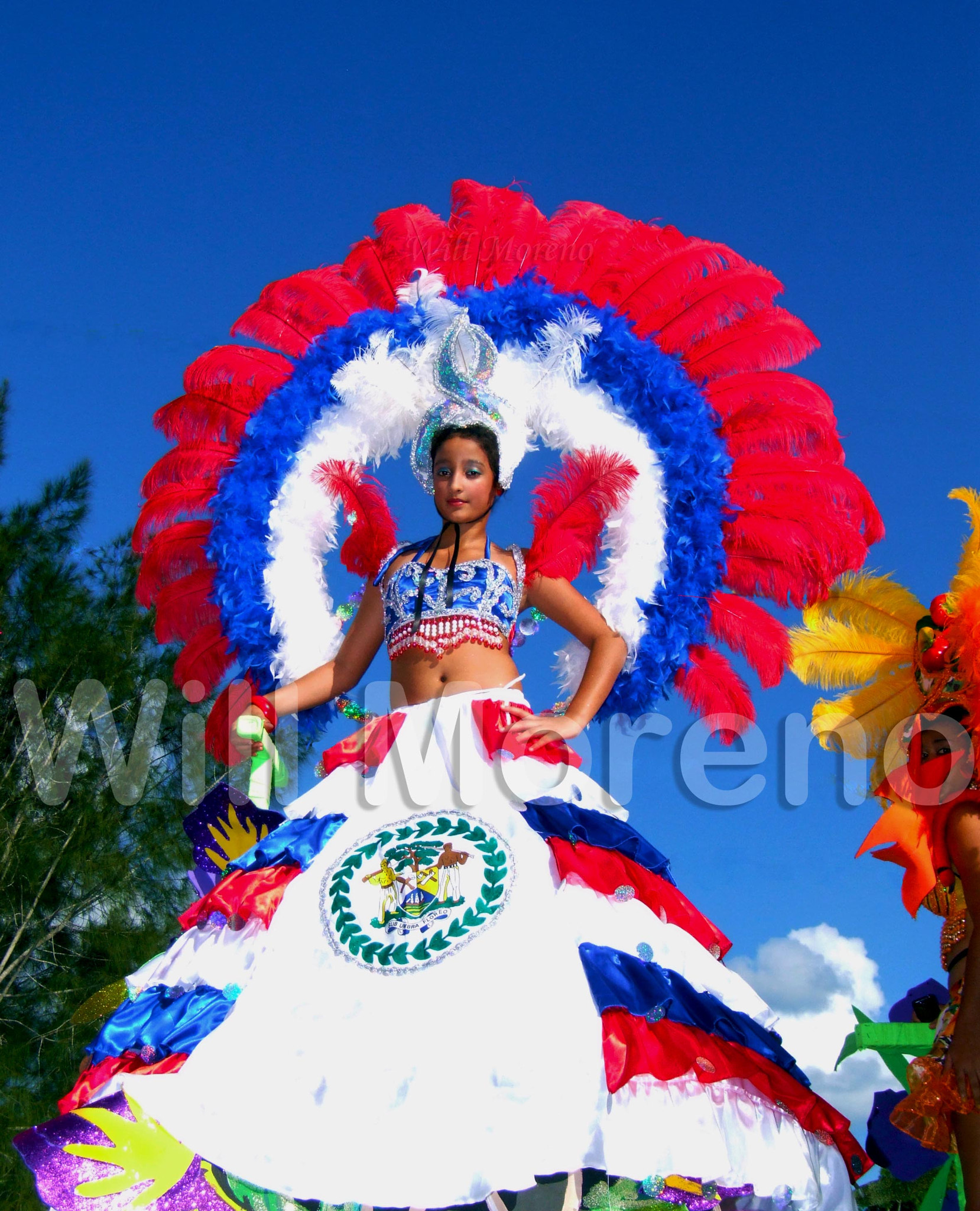 Carnival Queen in Orange Walk Belize by Will Moreno Photo 4960869