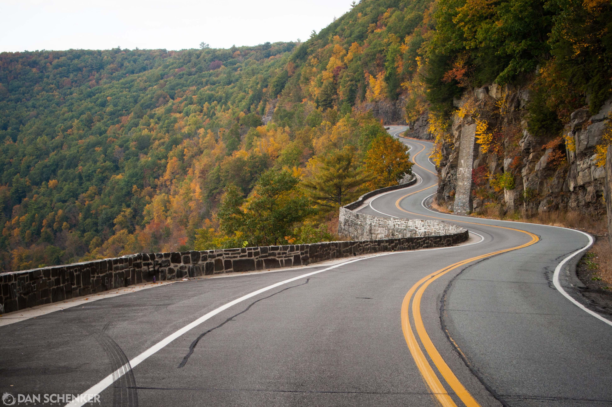 NY Route 97, Hawk's Nest, Autumn by Dan Schenker / 500px