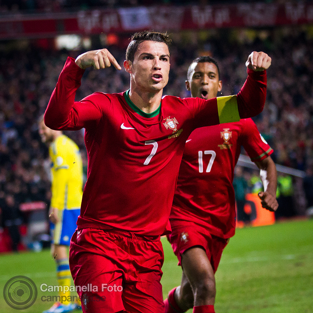 Cristiano Ronaldo against Sweden