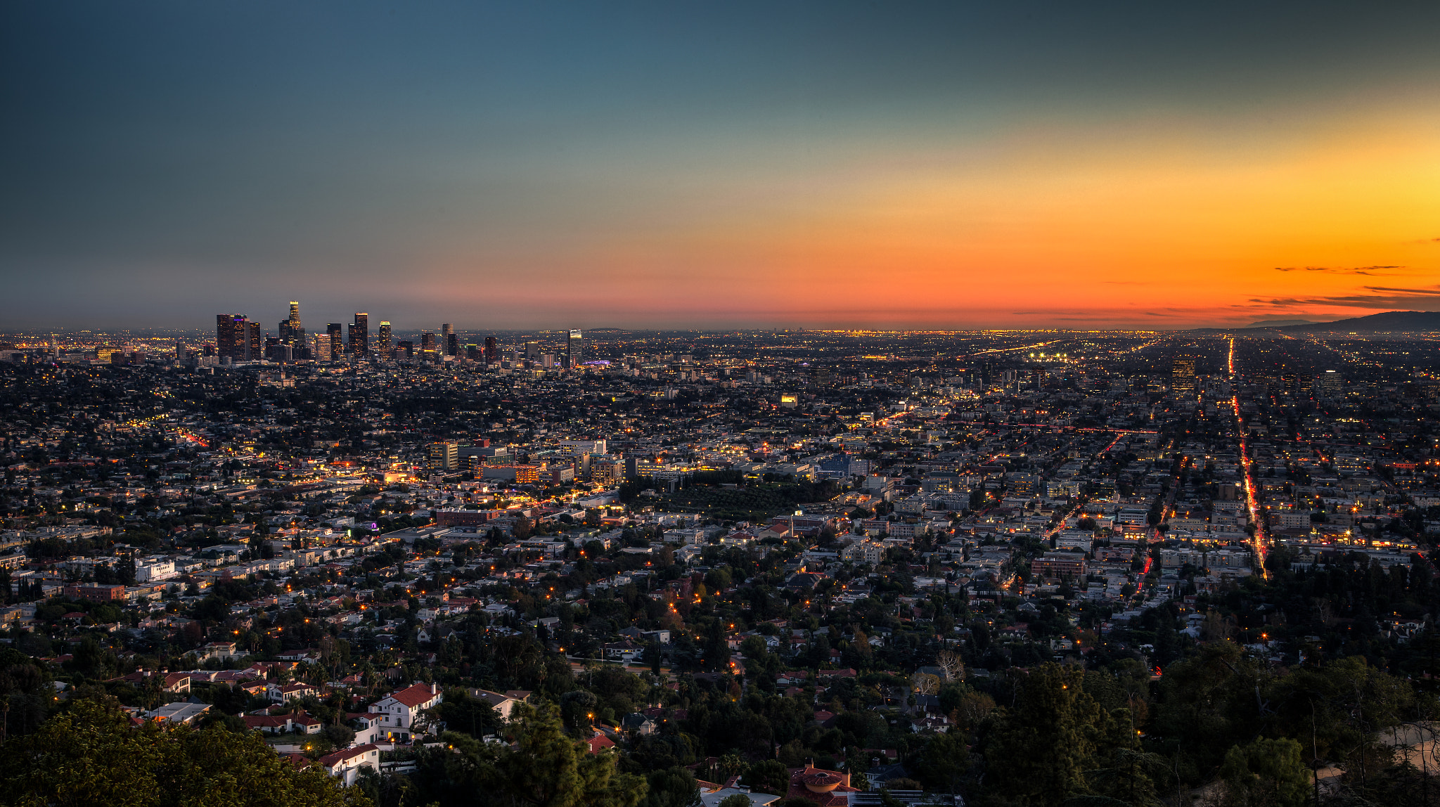 Los Angeles at Dusk