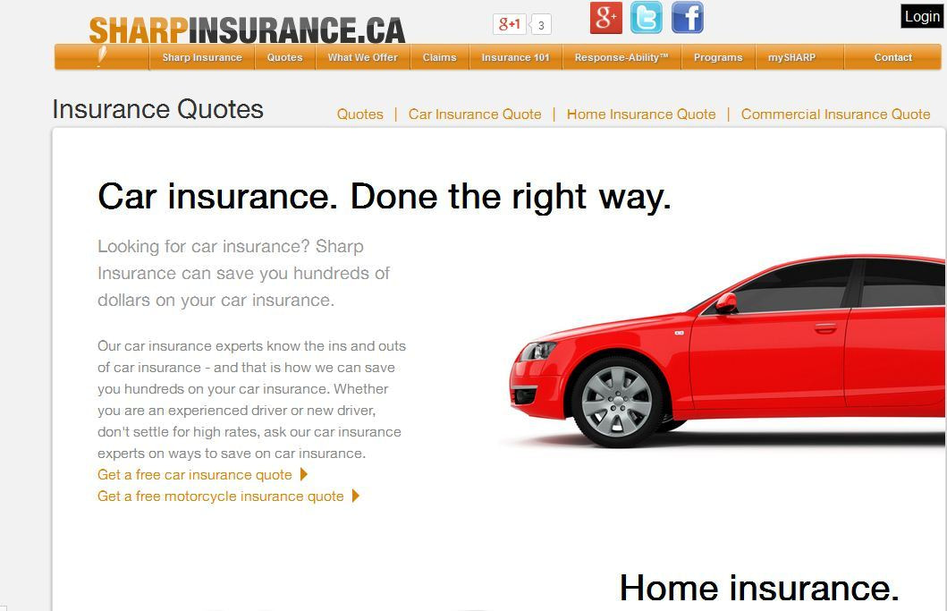 Free online car insurance quotes calgary