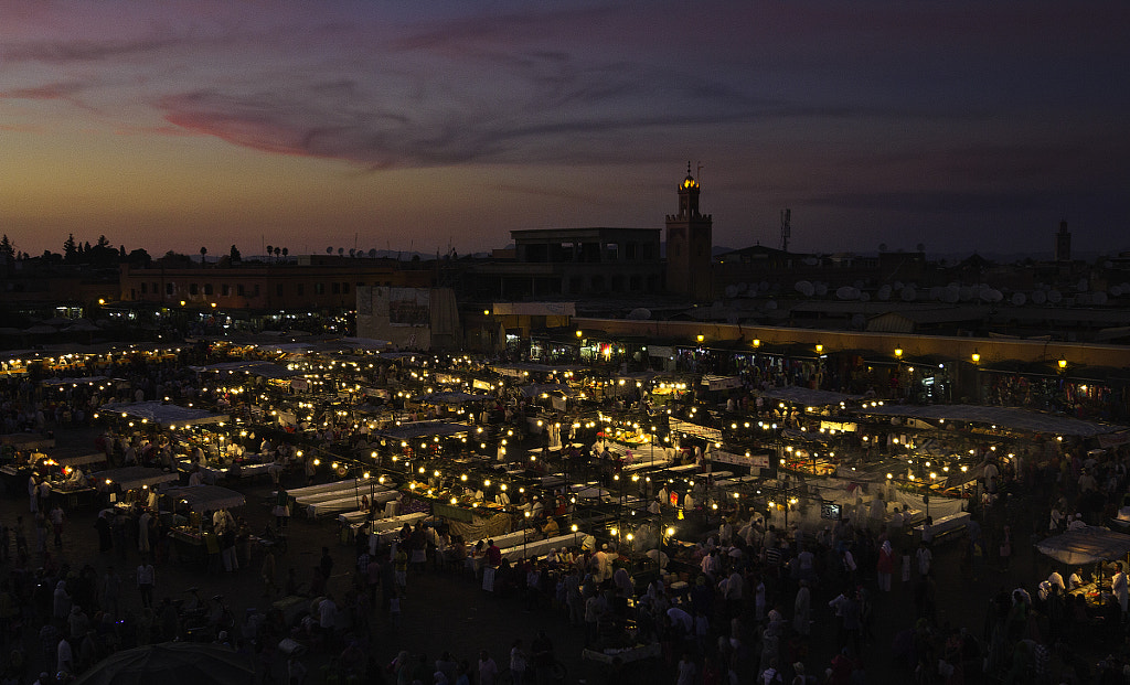 Photograph Jemaa el-Fna, Marrakech, Morocco by Roger Green on 500px