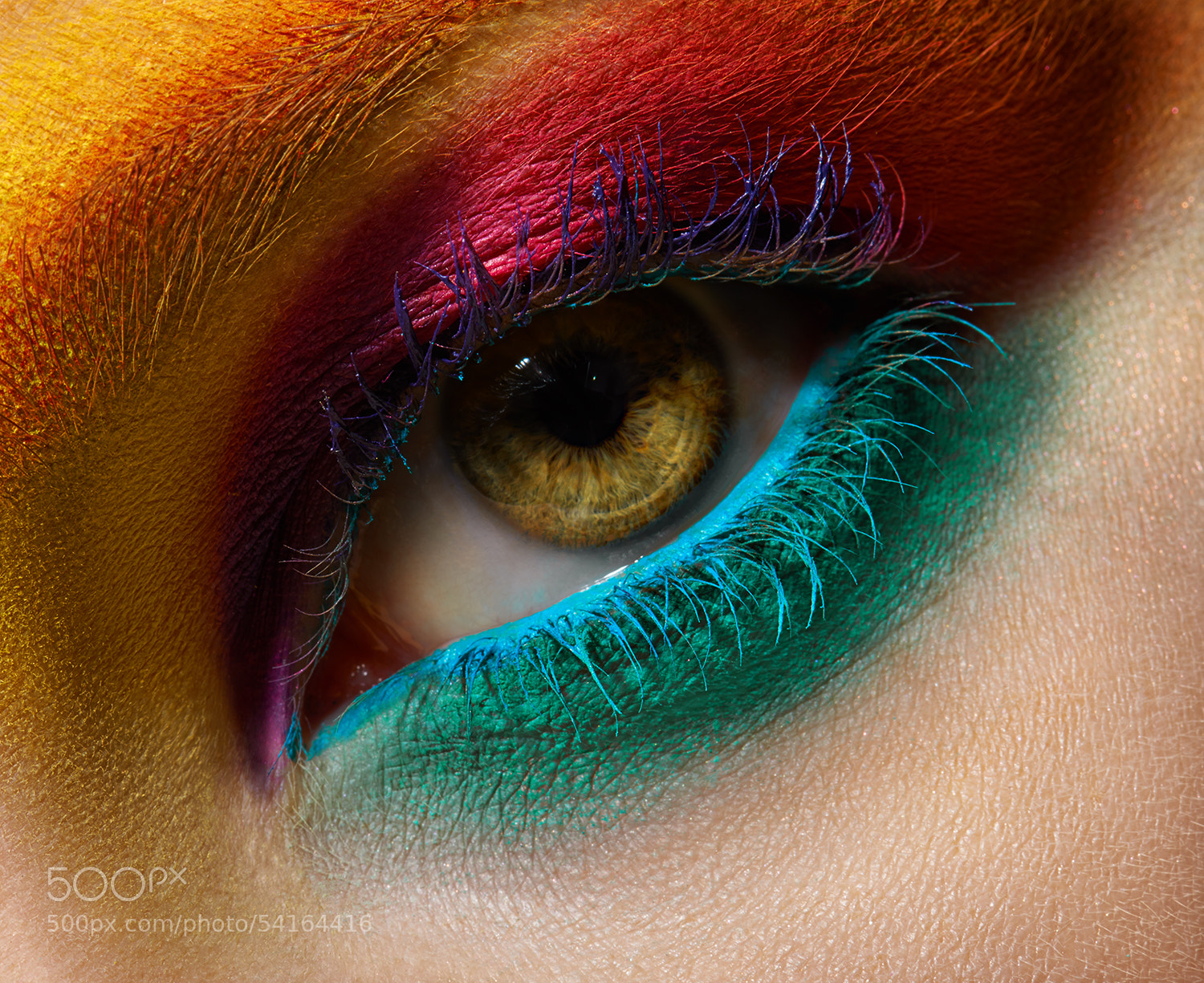 Nikon D800 sample photo. Eye of the make-up photography