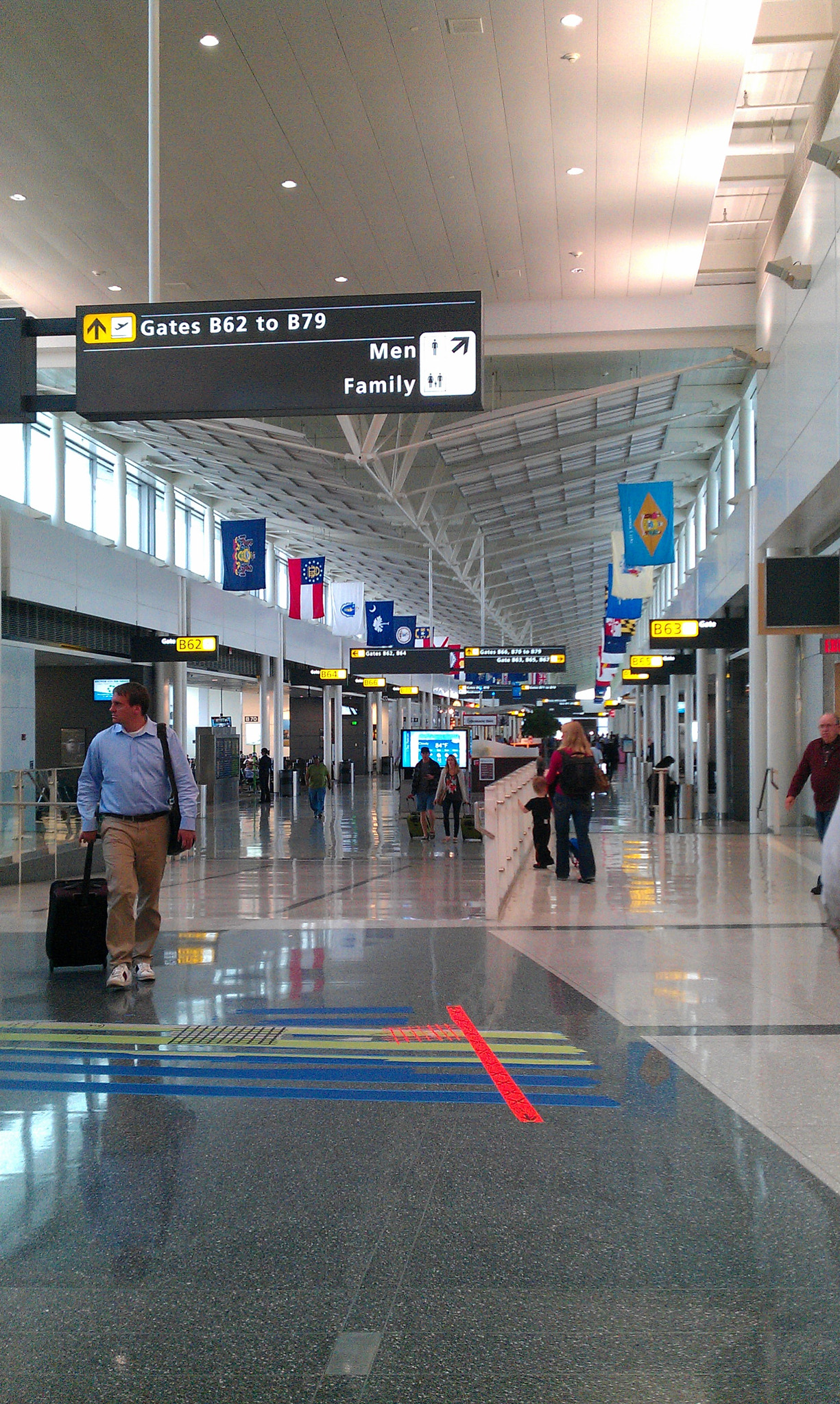 Washington D.C Airport Departures Lounge