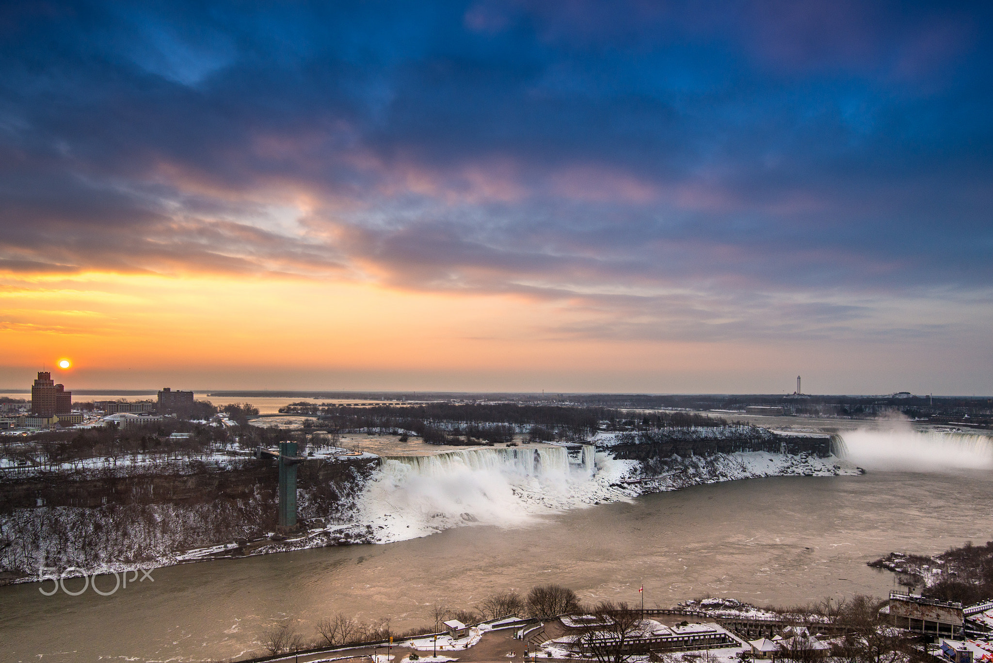 SunRise Over Falls