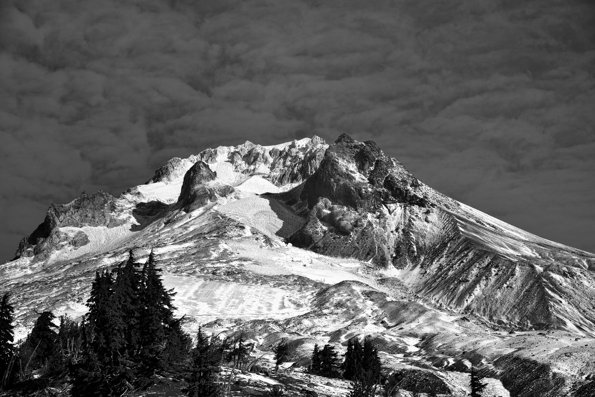 Mount Hood (Black & White)
