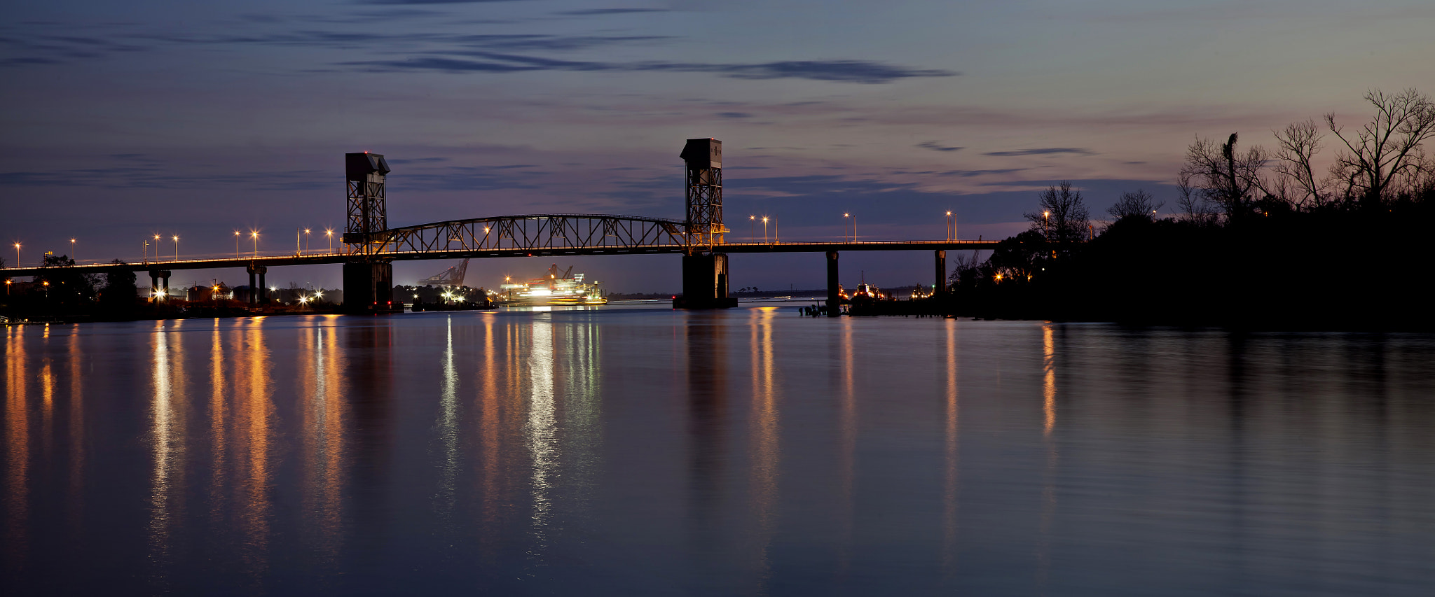 Memorial Bridge, Wilmington, NC by Elena S - Photo 57219192 / 500px