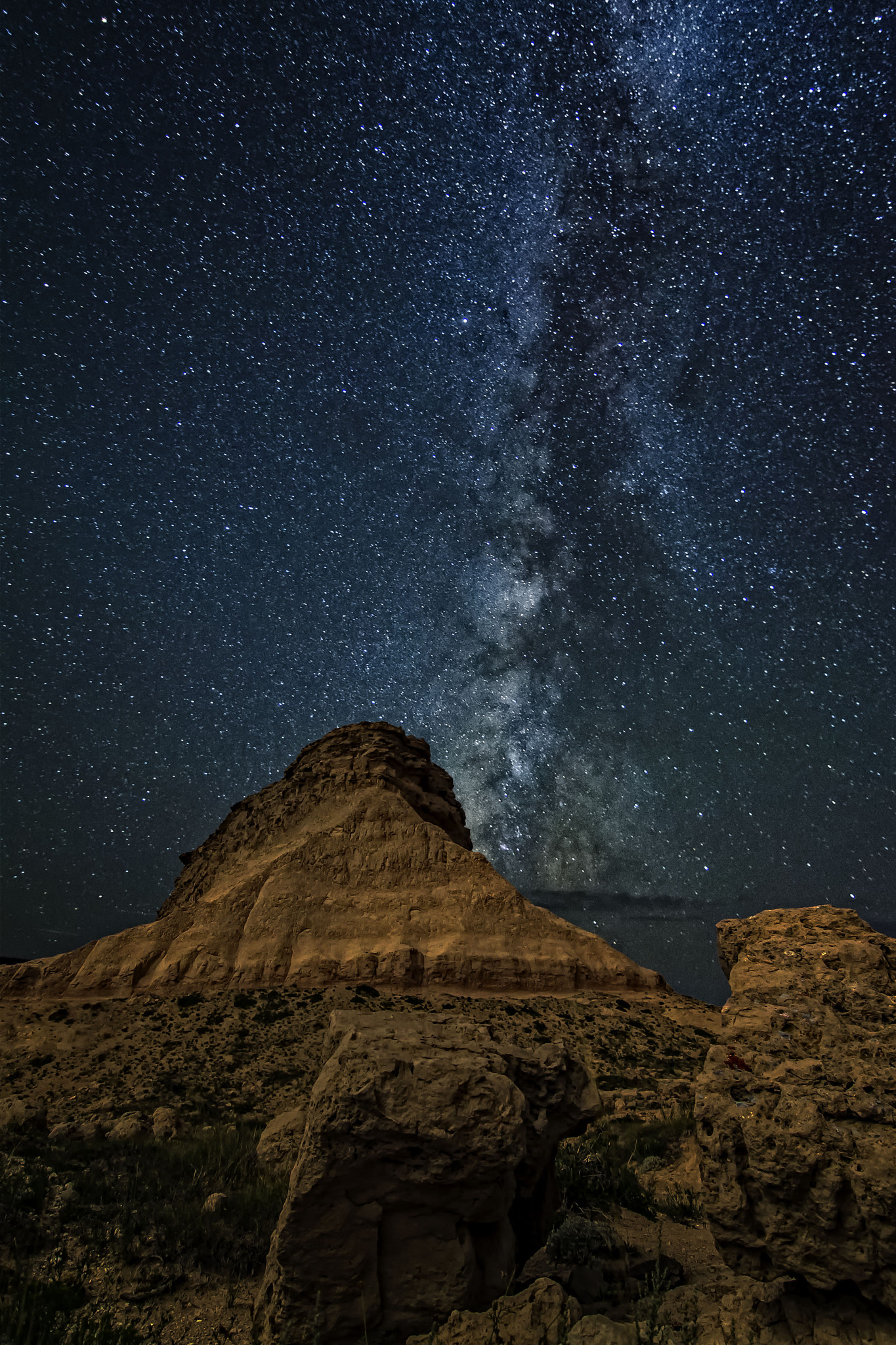 Milky Way Over Pawnee Buttes