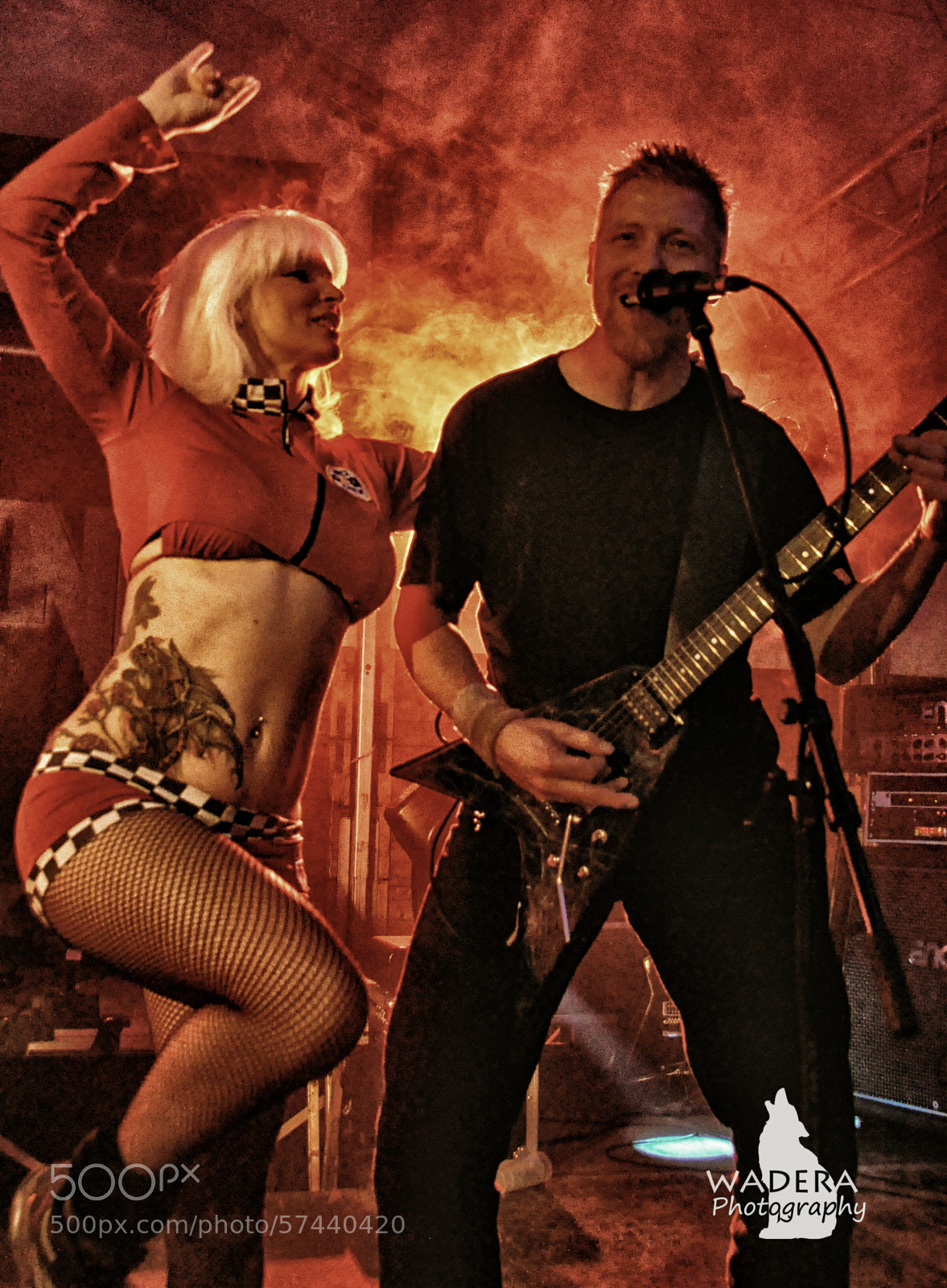 Nikon D90 sample photo. Hell on stage photography