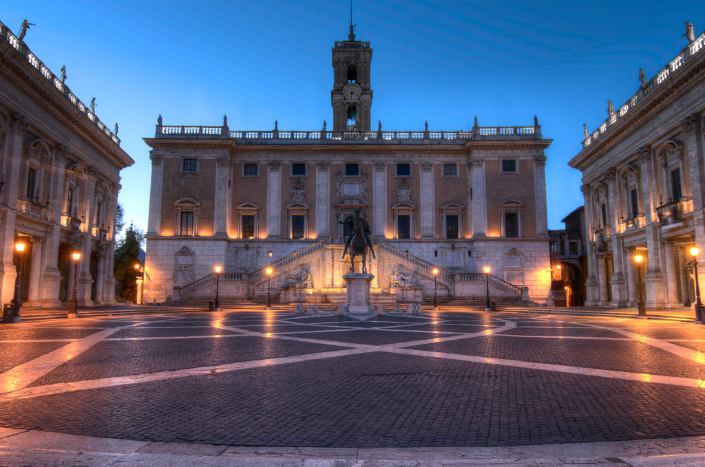 Campidoglio at blue hour by Alireza Behrooz on 500px.com