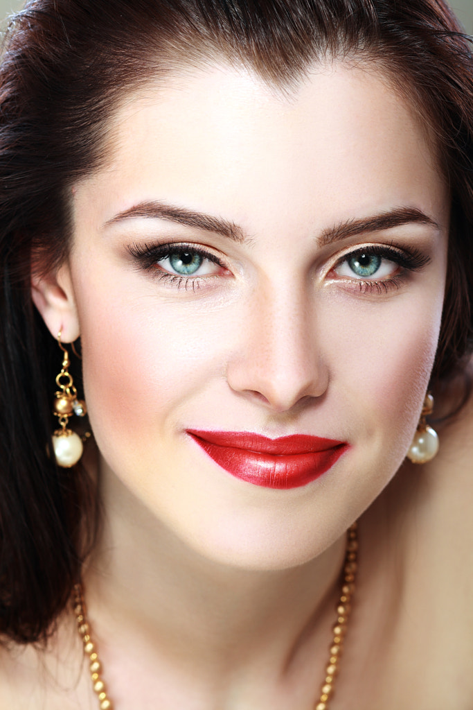 beautiful woman face by Olena Zaskochenko / 500px
