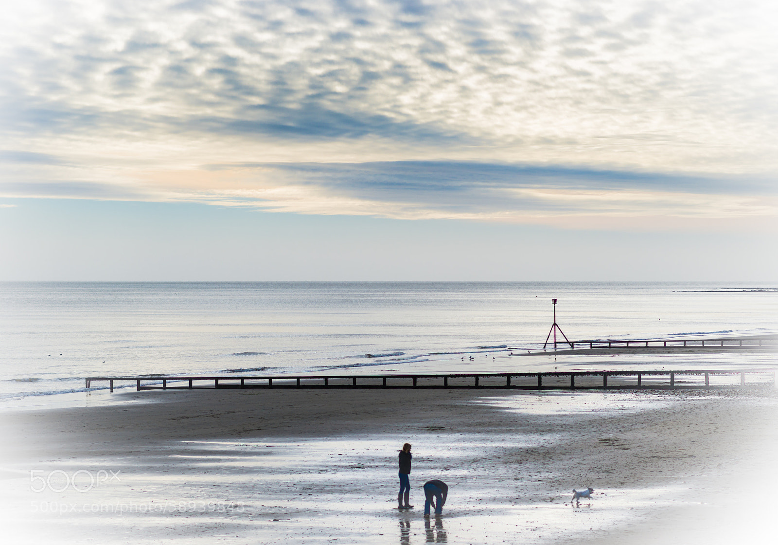 Nikon D800 sample photo. Winter blues beach photography