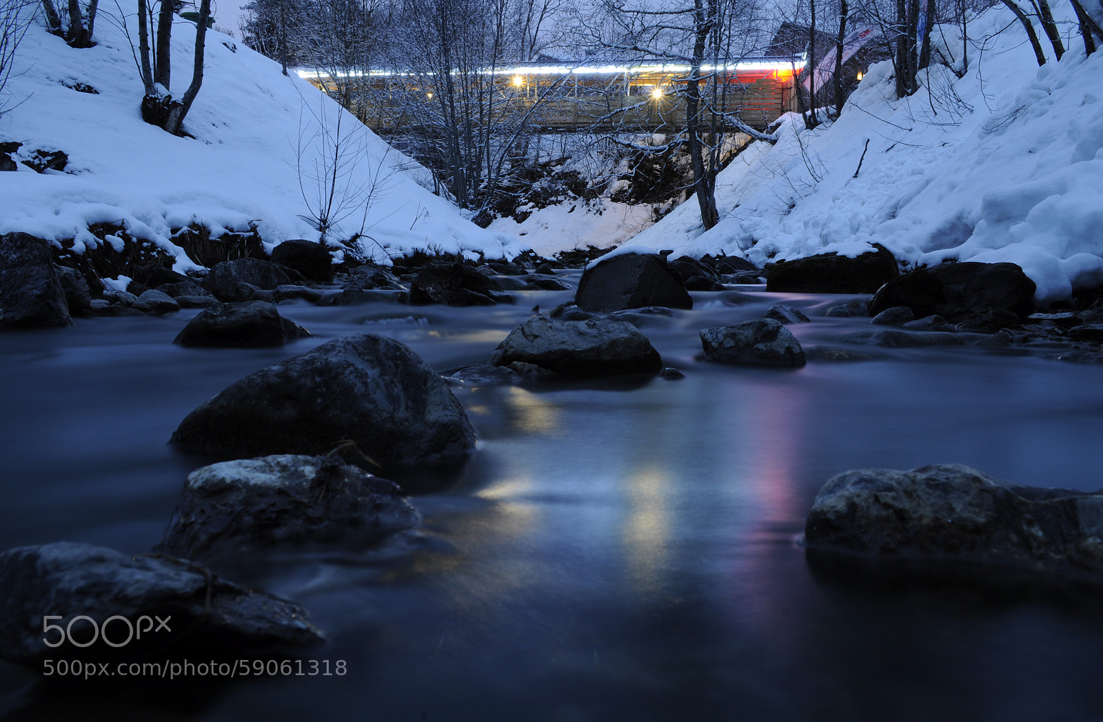 Nikon D5000 sample photo. Bridge reflections photography