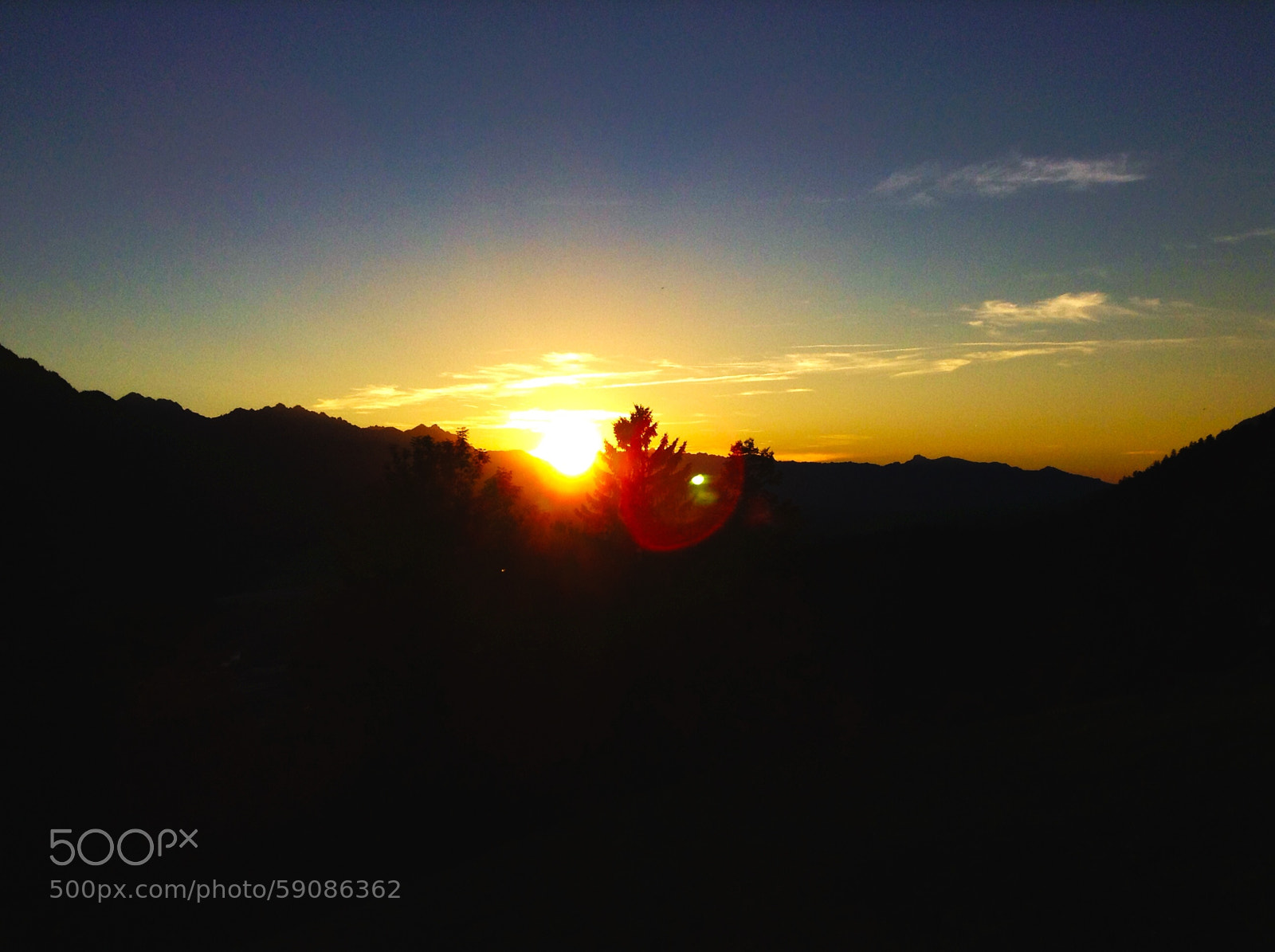 Apple iPod touch sample photo. Yellow sunset photography