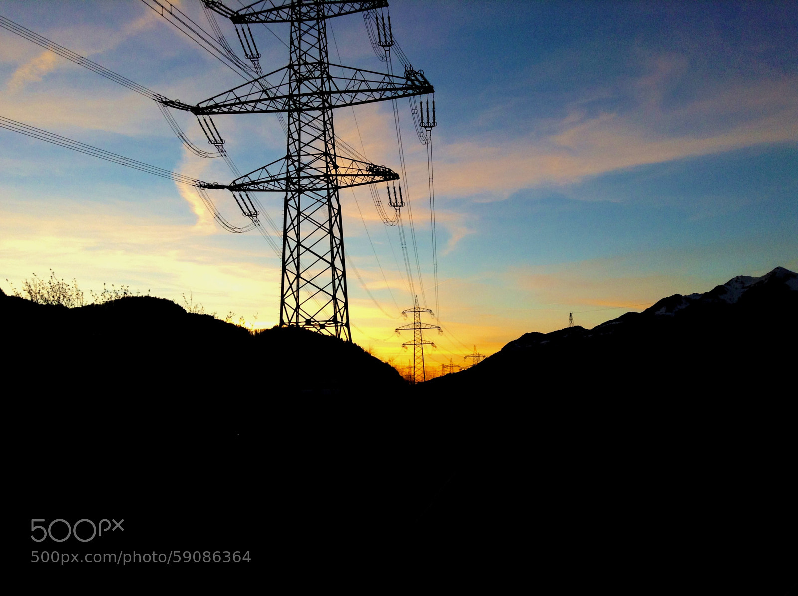 Apple iPod touch sample photo. Highway sunset photography