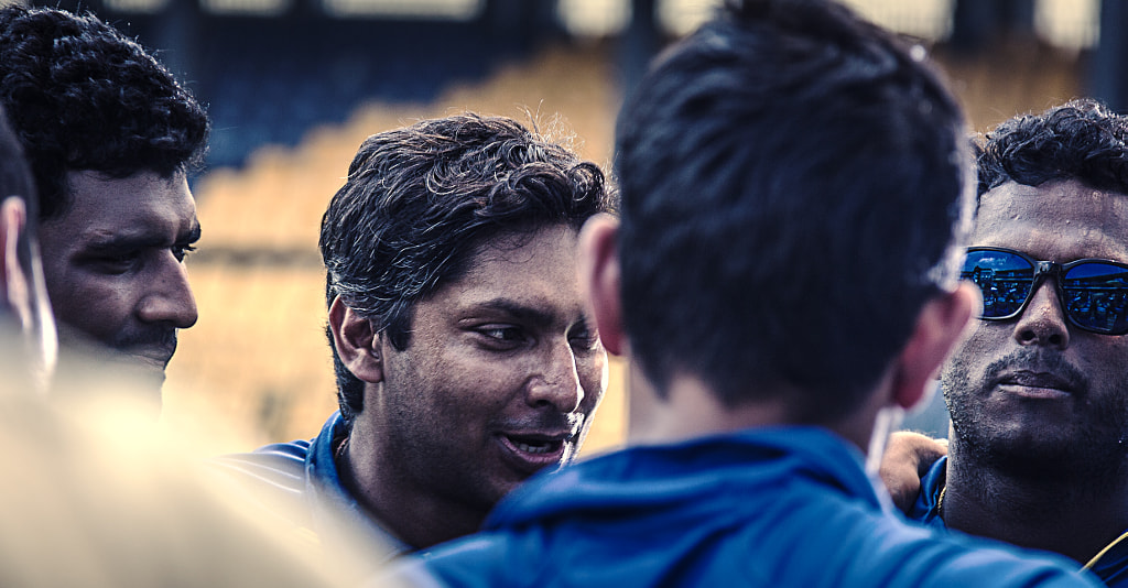 Team Huddle - Kumar Sangakkara & Angelo Matthews by Son of the Morning Light on 500px.com
