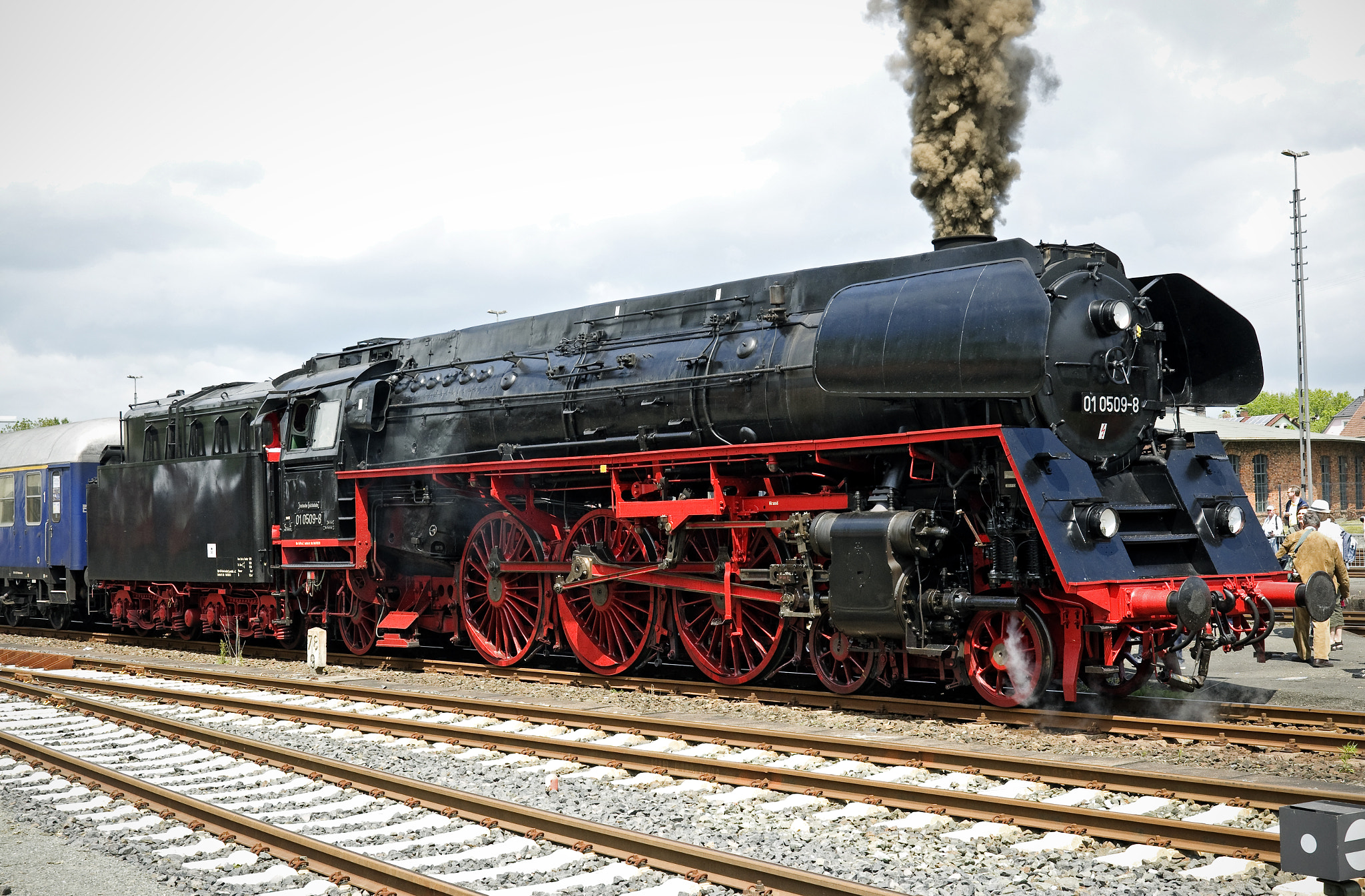 German class 01 steam locomotive. by David Davies / 500px