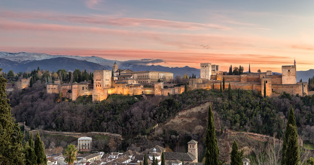 Photograph Alhambra at dusk by Carlos Luque on 500px