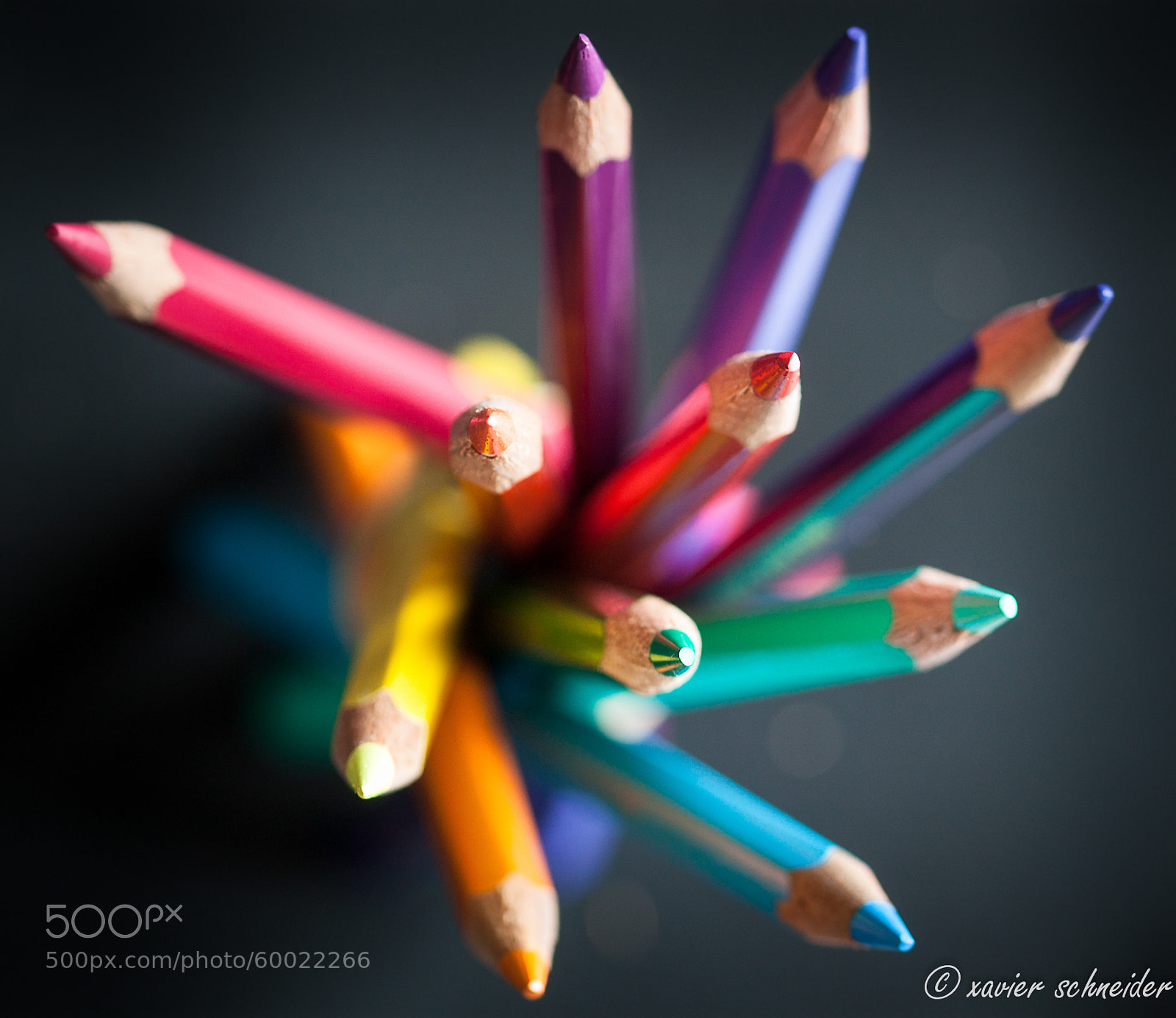 Canon EOS 500D (EOS Rebel T1i / EOS Kiss X3) sample photo. Organized pencils photography