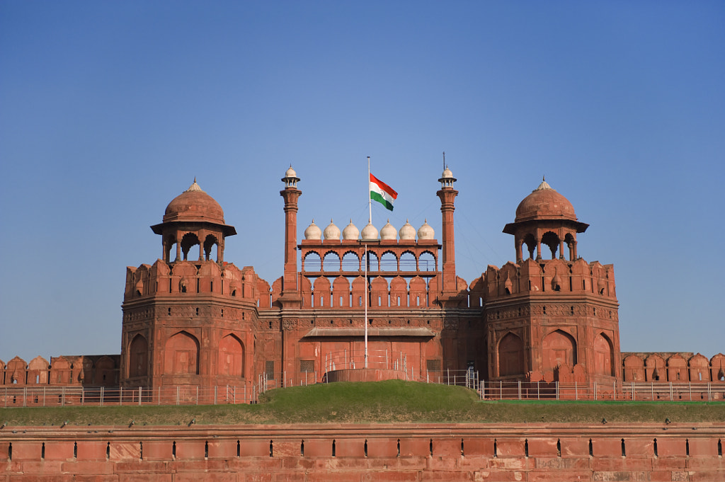 Red Fort (Lal Qila) in New Delhi, India by Cyril Lecorvaisier on 500px.com