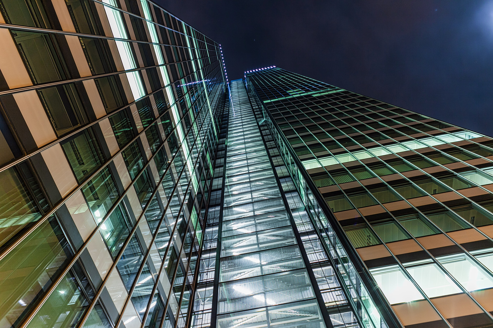 Frankfurt at night - Stairway