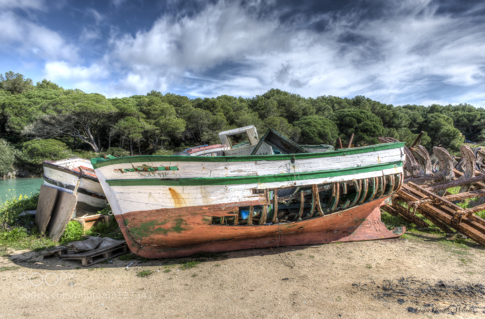 Nikon D610 sample photo. The old boat photography