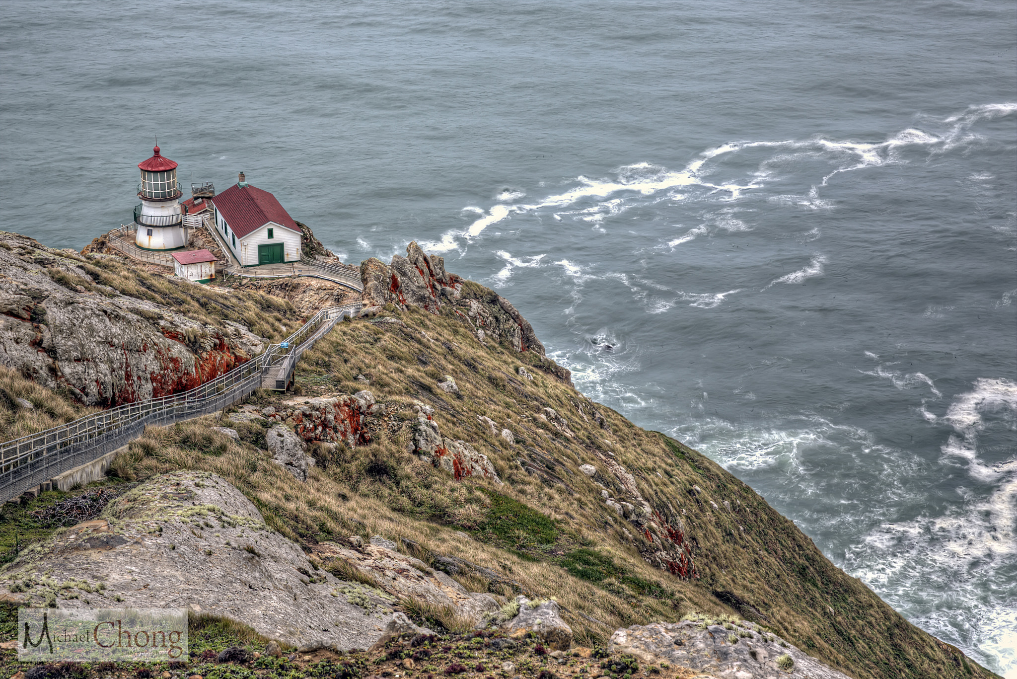 The lighthouse - Cold and Gloomy day by Michael Chong - Photo 63554299 ...