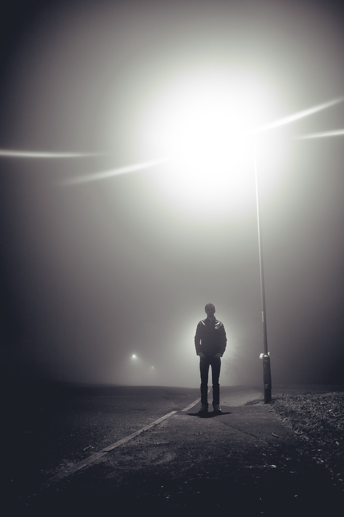 A Man In Fog