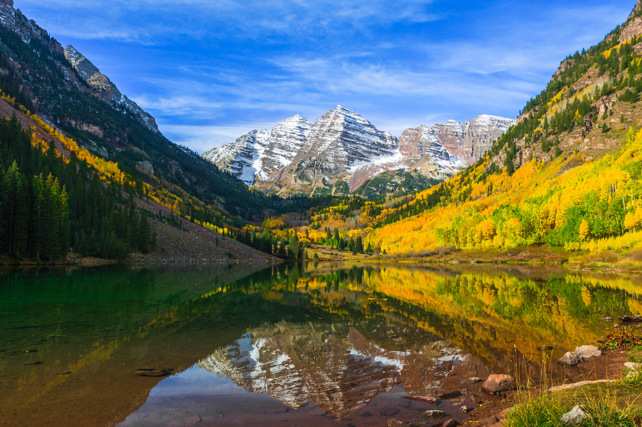 Classic Maroon Bells by Qiqiqiqi - Photo 63882481 / 500px