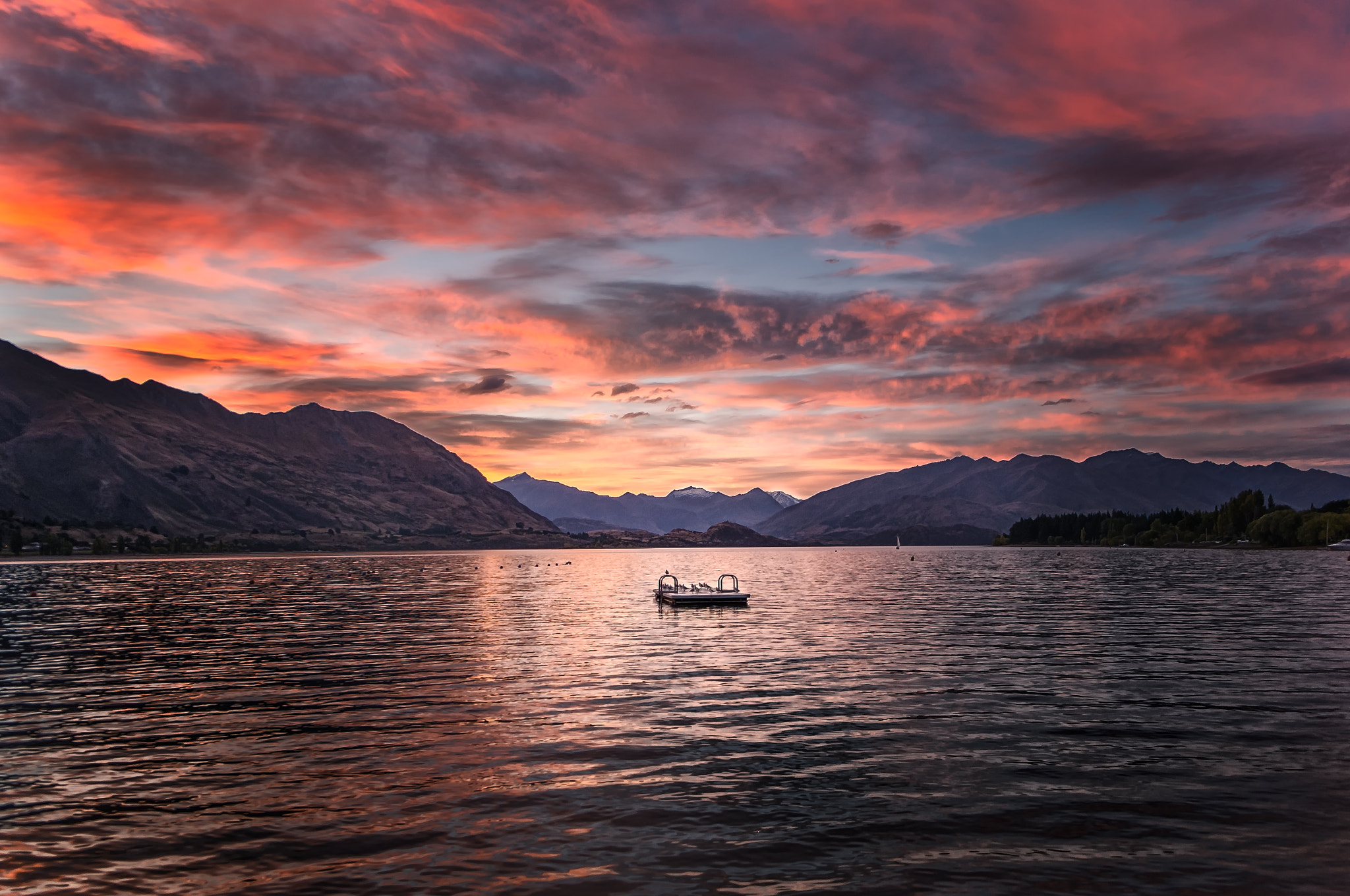 Wanaka Lake Sunset