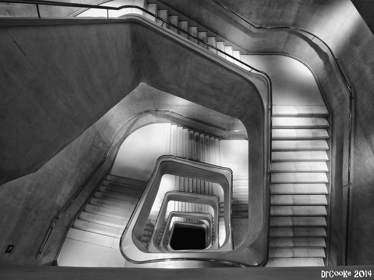 Staircase B&W